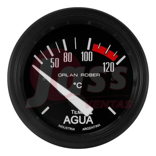 2 Relojes Orlan Rober Classic 52mm Electricos Presion Aceite Temperatura Agua 12v