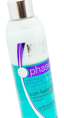 Kleno 2 Phase Tratamiento Acondicionador Keratina Pelo 3c