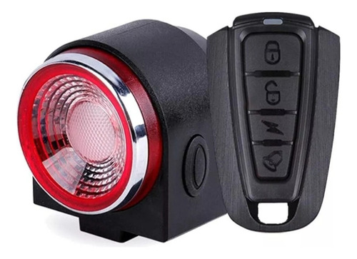 Luz Trasera De Bicicleta Con Alarma Antirrobo A8pro