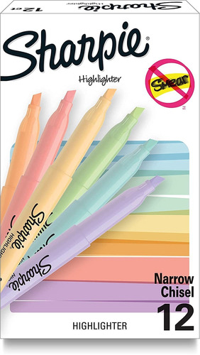 Sharpie Pocket Highlighters, Colores Pastel Suaves, Surti...