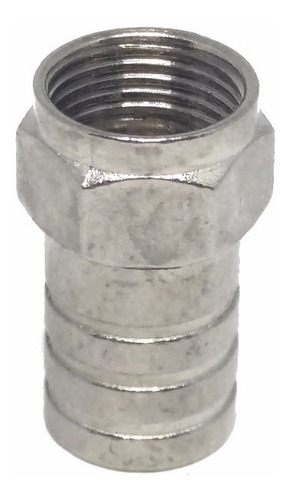 Conector De Grimpar Crimpar Para Cabo Rg59 100 Unidades