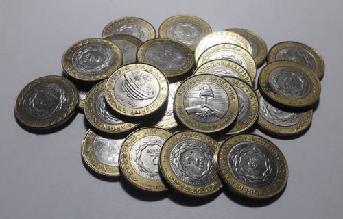 Lote 23 Monedas 2 Pesos Varios Años Y Estados 