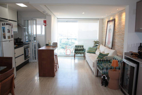 Apartamento Mobiliado Para Locação No Home Design Brooklin. Rua Professor José Leite E Oiticica, 434. - Ap4792