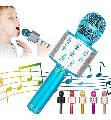 Kidwill Micrófono De Karaoke Inalámbrico Bluetooth