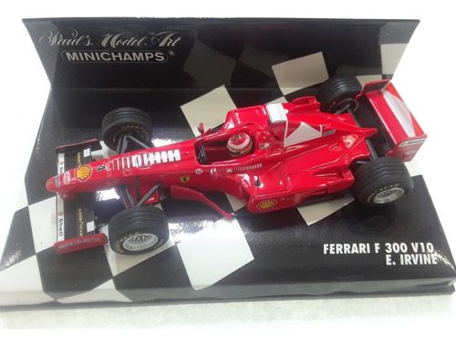 Autos Minichamps F1 E. Irvine Ferrari F300 1998 Escala 1:43