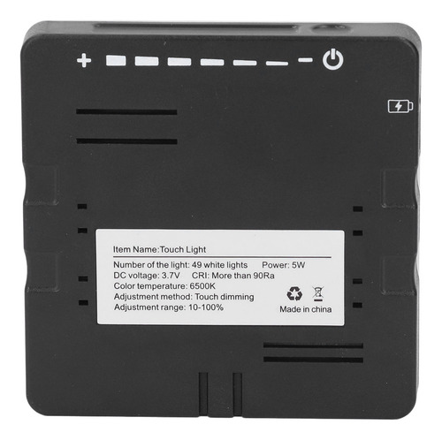 Cámara De Vídeo Led Con Control Táctil Portátil Para Grabaci