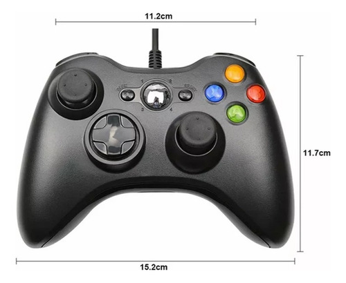 10pcs Control Alambrico Para Xbox 360 Y Pc Windows Gamepad