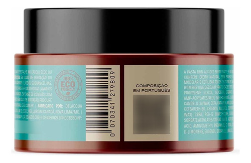 Kit Shampoo 230ml E Pasta Matte Cálico Jack Don Alcides
