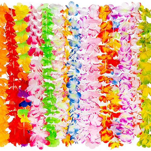 50 Collares Hawaianos De Flores Luau Fiestas Hawaianas ...