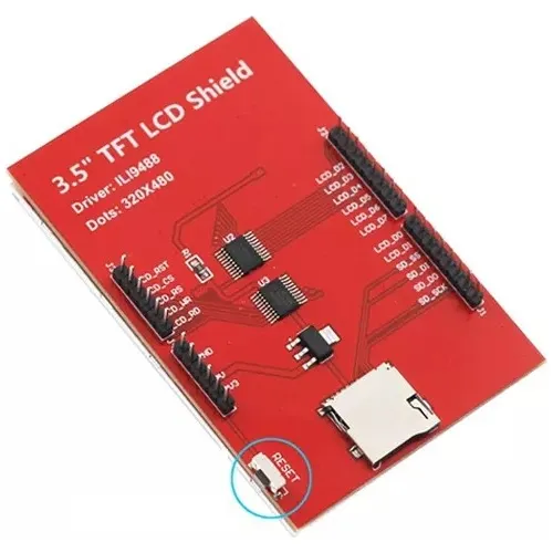 Display tft lcd shield 3 5 m dulo 480x320 touch p arduino frete gr tis