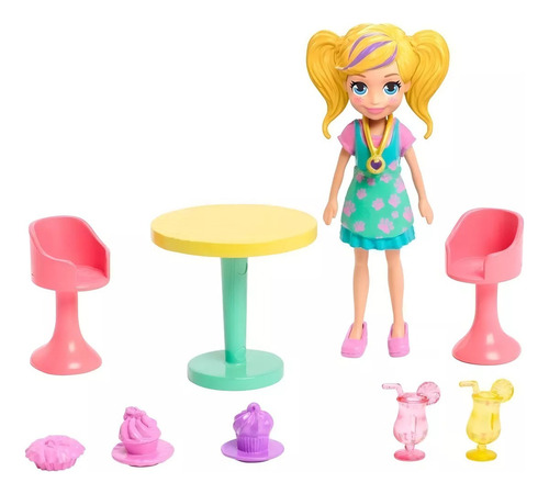 Polly Pocket Caminhão Food Truck 2 Em 1 Smoothies - Mattel