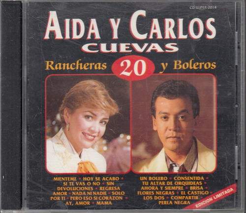 Aida Y Carlos Cuevas. 20 Rancheras Cd Original Usado Qqb. Mz