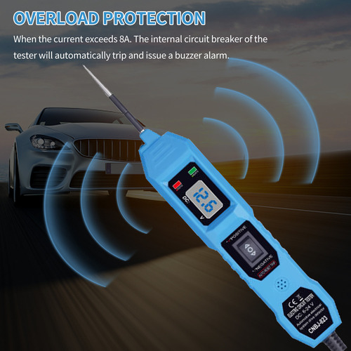 Detector De Circuito, Pantalla Led, Luz De Coche, Probador D