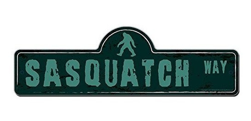 Sasquatch Street Sign | Funny Home Décor Cochera Lover De Pl