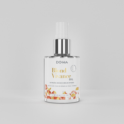 Kit 2 Óleos Reparador Blond Vivance Mechas Colorações 30 Ml