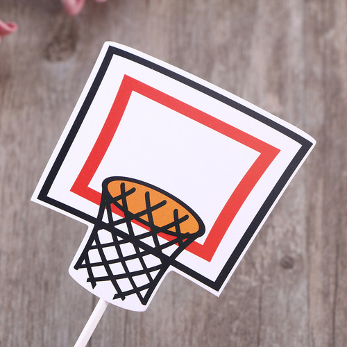 Juego De 5 Unidades Para Decoración De Fiestas De Baloncesto