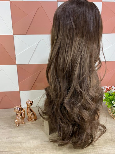 Imagem 4 de 5 de Peruca Front Lace Jaque 55 Cm + Brinde Jachair Da