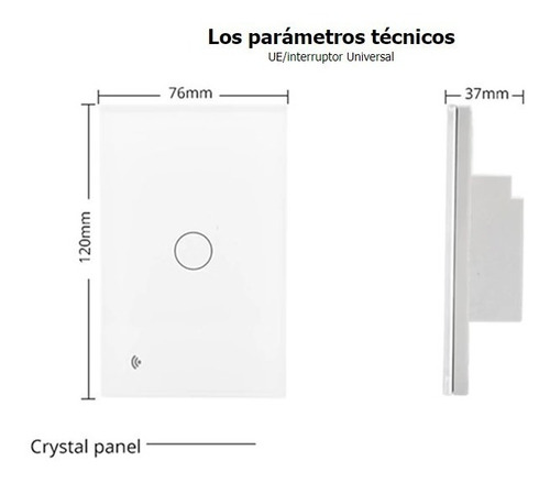 Interruptor Tactil Wifi Con Alexa Google Home (3 Botones)