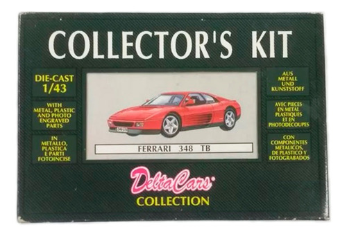 Ferrari 348tb Escala 1:43 Delta Cars Collection 8002