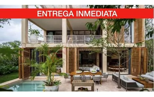 Casa A Estrenar En Venta Vista A Campo De Golf En Corasol, En Playa Del Carmen - Beach Club Y Gol...