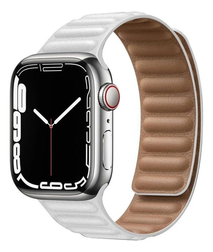 Correas Cuero Imantado Para Apple Watch 42/44/45/49mm