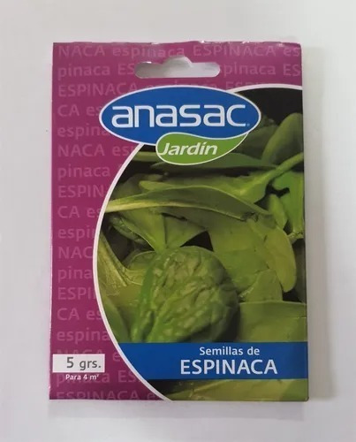 Semilla Espinaca Anasac 5gr