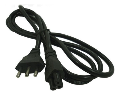 Cable Poder Tipo Trebol Para Cargador Conector Nacional 220v
