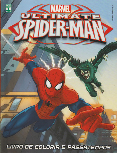 Livro De Colorir Marvel Ultimate Spider-man: Ultimate Spider-man, De A Abril. Série Colorir E Passatempos, Vol. 11. Editora Abril, Capa Mole, Edição 11 Em Português, 2017