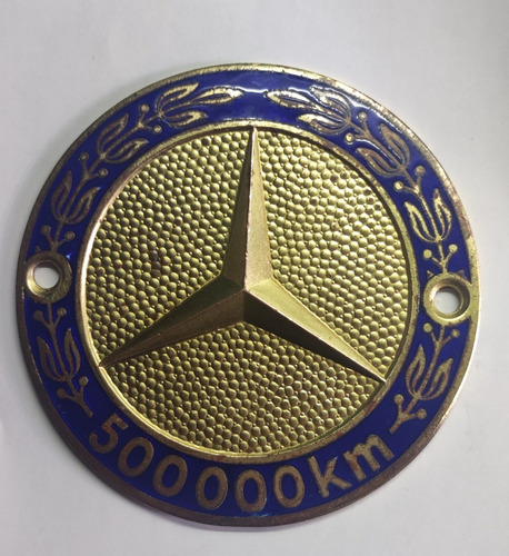 Antigua Insignia Mercedes-benz 500.000 Km Medalla Premio (Usado)