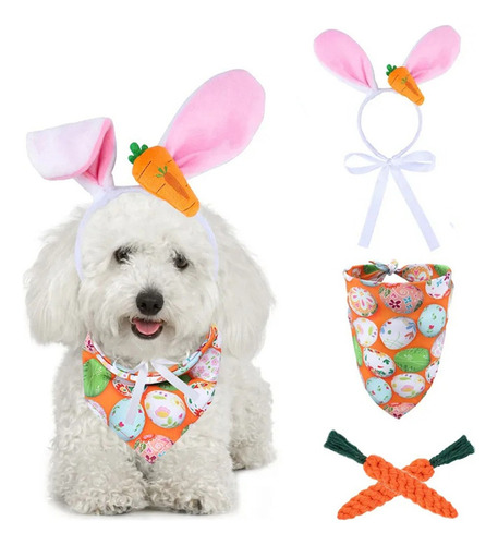 Disfraz De Pascua Con Orejas De Conejo, Tocados Para Mascota