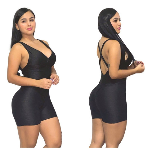 Conjunto Deportivo Enterizo Mujer Levanta Cola Anticelulitis