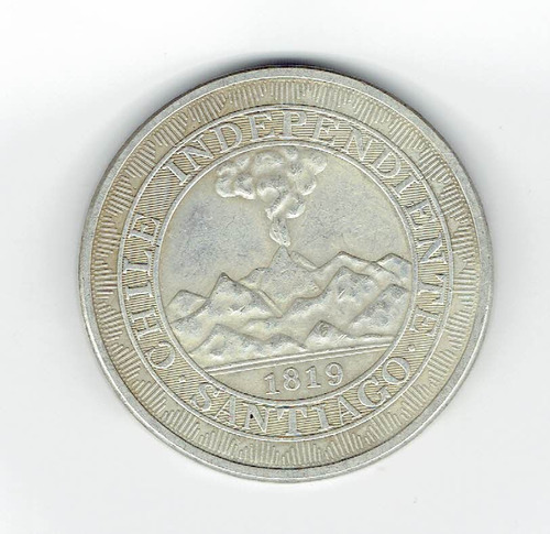Moneda De Chile 1819. (repro).    Jp