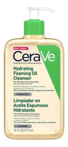 Limpiador Cerave Hydrating Oil Cleanser