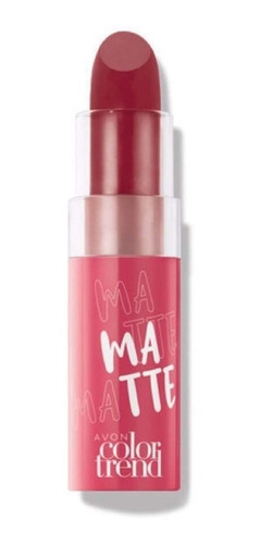 Labial Matte Color Trend De Avon Color Vino