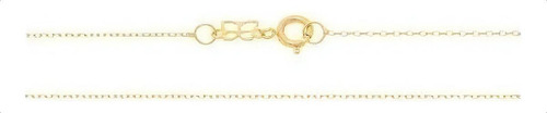 Rommanel 531639 Cadena tipo gargantilla con forma de candado delicada, color dorado