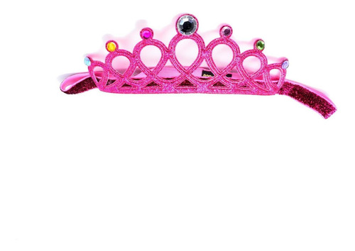 Imagen 1 de 2 de Diadema Para Niña En Forma De Corona Brillante Elástica