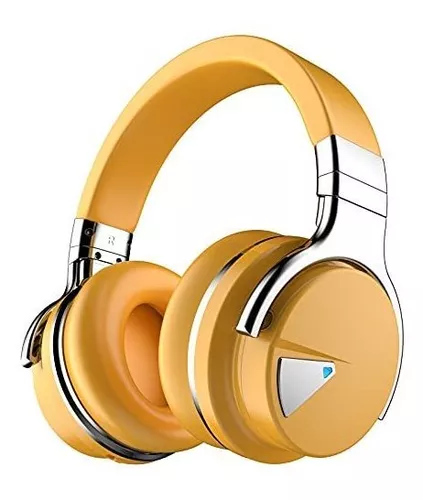 Silensys E7 Auriculares con cancelación activa de ruido Bluetooth con  micrófono de graves profundos inalámbricos sobre la oreja, cómodas  almohadillas