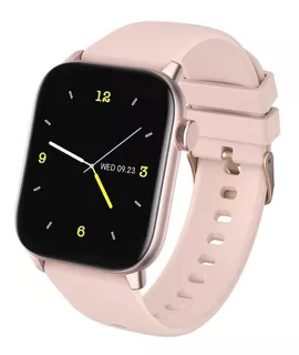 Smartwatch Sumergible Rosa Nictom Nt14 Malla Goma Reloj Inteligente Resistente al Agua