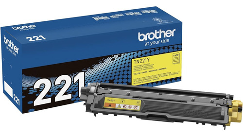 Cartucho De Toner Amarillo Brother Tn221y 1,400 Paginas