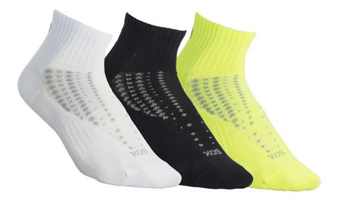 Medias Sox Caña Corta Pack X3 Hombre Mujer Running Ciclismo