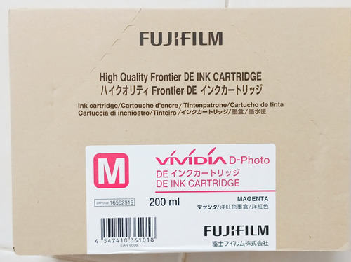 Cartucho De Tinta Original Magenta 200ml Fujifilm De100