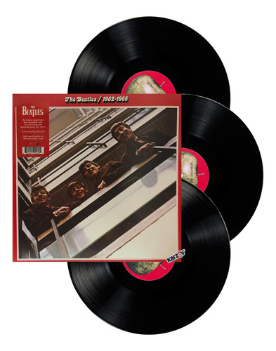 The Beatles 1962 - 1966 Expanded Red 2023 Album 3 Lp Vinyl Versión Del Álbum Estándar