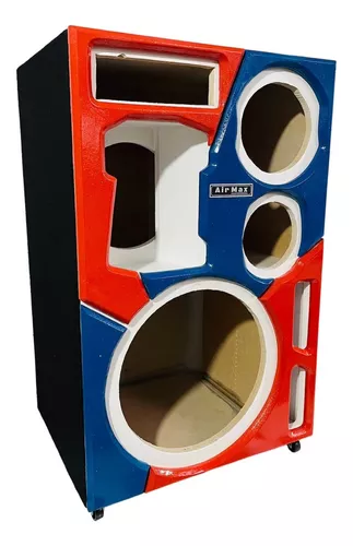 Caixa Bob Vazia 4 Vias Falante 12 Woofer Crua Jholsom - R$ 546,99