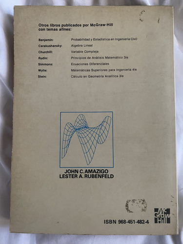 Cálculo Avanzado Con Aplicaciones A La Ingeniería Y Física (Usado)
