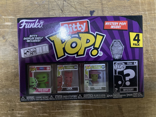 Oogie Boogie Nightmare Christmas Funko Bitty Pop 4 Pack