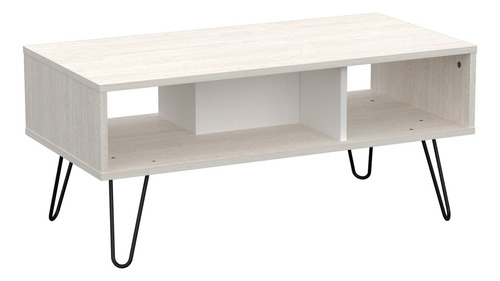 Mesa De Centro Ratona Living Nórdica Mosconi Venezia/blanco