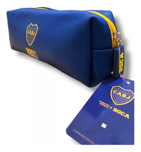 Cartuchera Boca Juniors Estuche Escolar Licencia Oficial