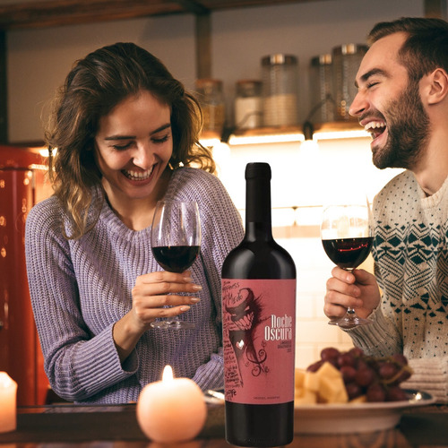 Vino Tinto Uva Lambrusco Grasparosa Noche Oscura Cosecha 22