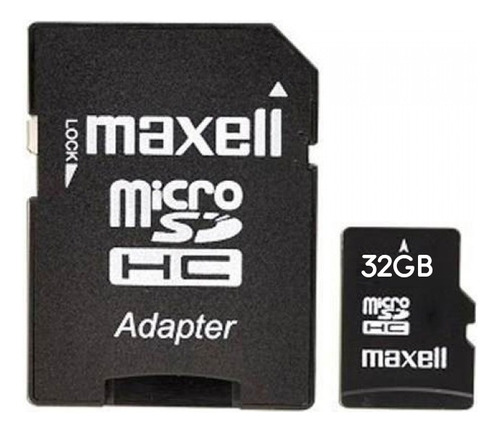 Memoria Microsd/adaptador Maxell 32gb Clase 10