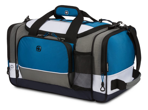 Mochila De Viagem Swissgear Apex Cinza/azul/branca 50cm